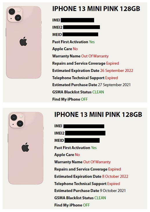 Refurbished iPhone 13 Mini (128GB, 4GB RAM) 5.4