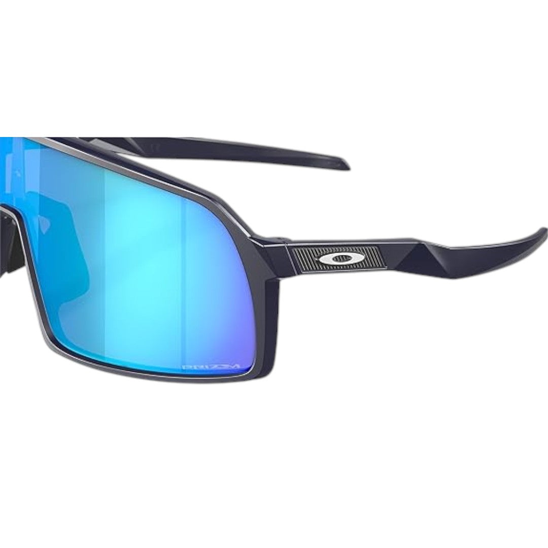 Oakley Sutro S Sunglasses Matte Navy with Prizm Sapphire Lenses - UV Protection for Running, Cycling & Outdoor Sports
