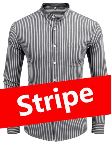Stripe-dark Grey&white