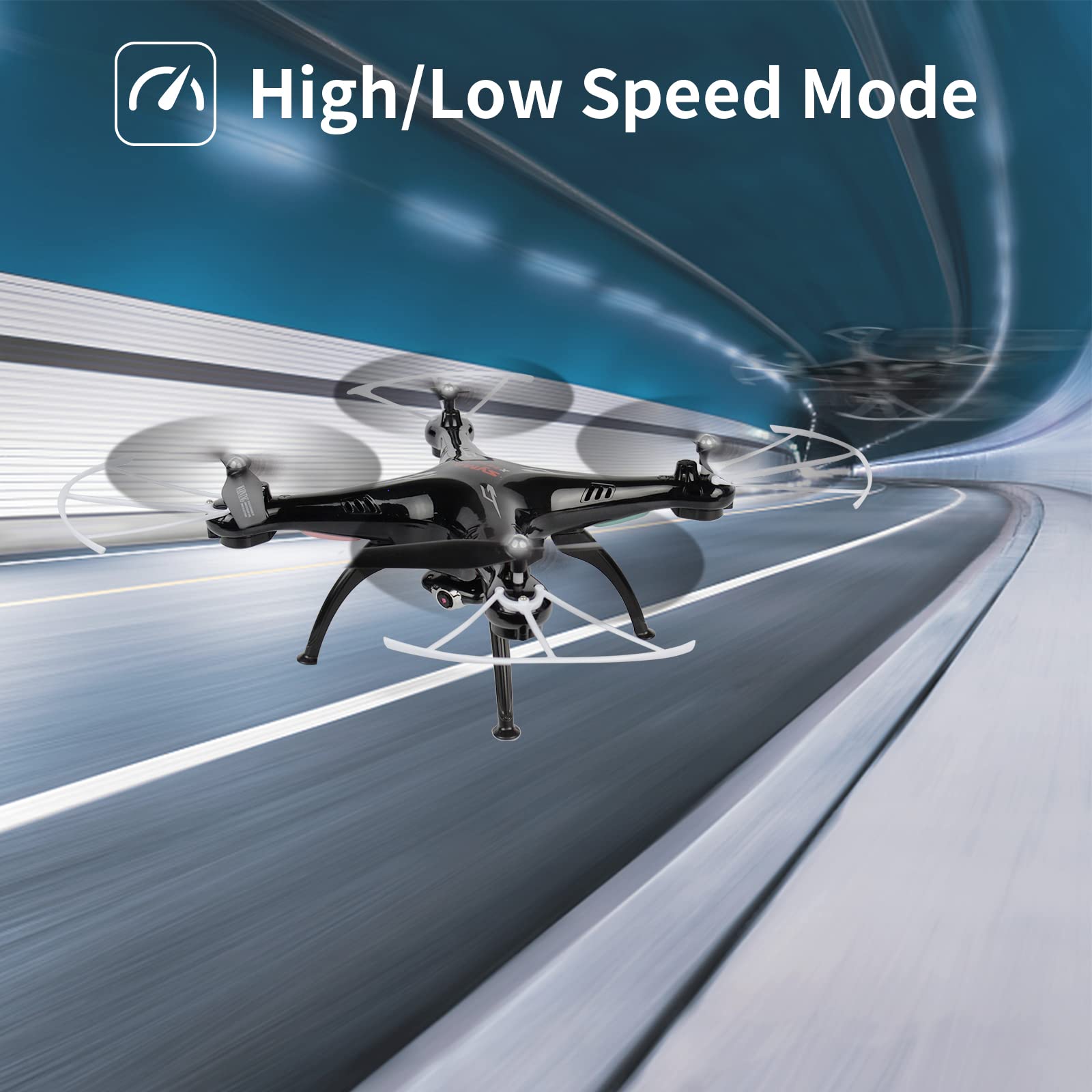 Cheerwing Syma X5SW-V3 FPV Drone with 720P HD Camera - One Key Start, Altitude Hold, Custom Flight - Best RC Quadcopter for Adults & Kids - Perfect for Aerial Photography, Outdoor Adventures & Family Fun