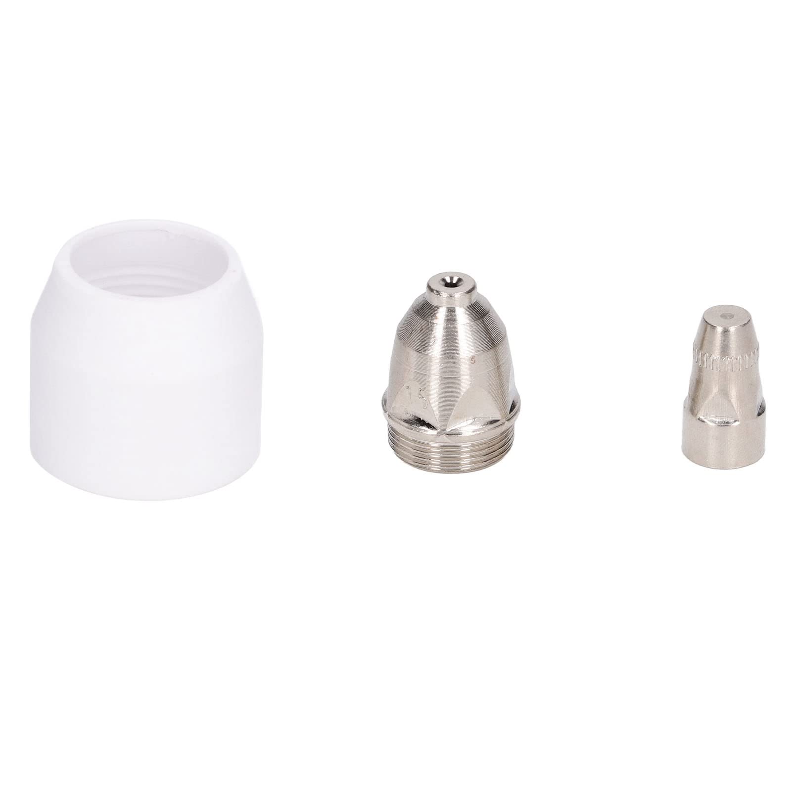 Plasma Cutter Torch Consumables - Durable Electrode Nozzles & Cups for P-80 Machine | Portable, Lightweight Replacement Parts | Ideal for Metal Cutting, Welding & Fabrication Projects