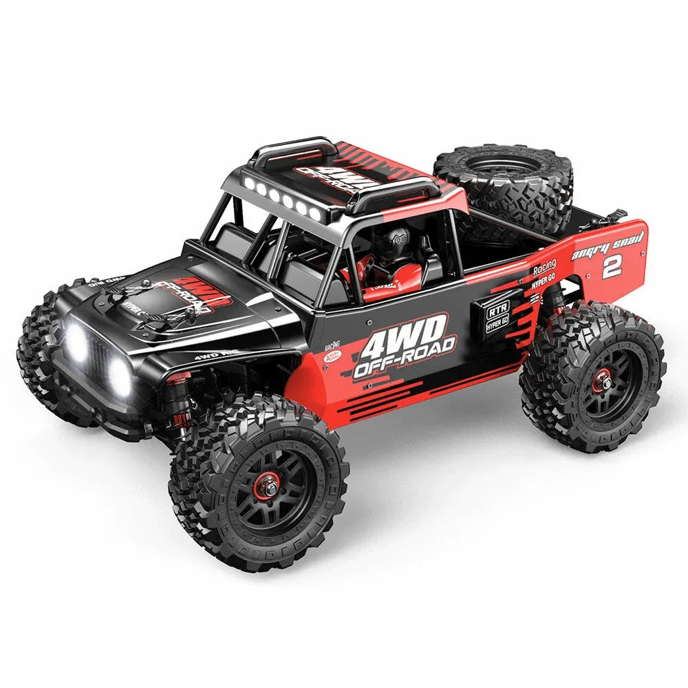 MJX Hyper Go 1/14 Scale 4WD High-Speed RC Car - 43KM/H, 2.4GHz Brushless, RTR (Ready-to-Run) - Perfect for Off-Road Racing, Backyard Driving & RC Car Enthusiasts