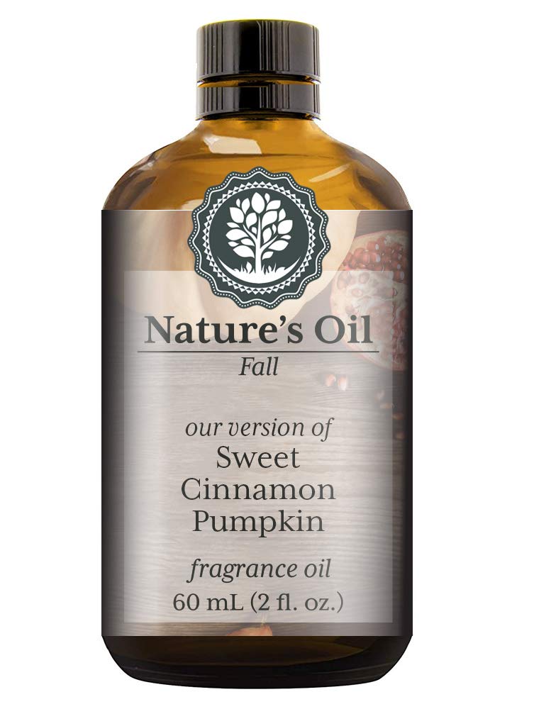 Premium Sweet Cinnamon Pumpkin Fragrance Oil - 60ml Essential Oil for Aromatherapy Diffusers, Handmade Soap, Scented Candles, Body Lotion & Home Fragrance | Perfect for Fall Decor, Cozy Evenings, Spa Relaxation & Holiday Gifts