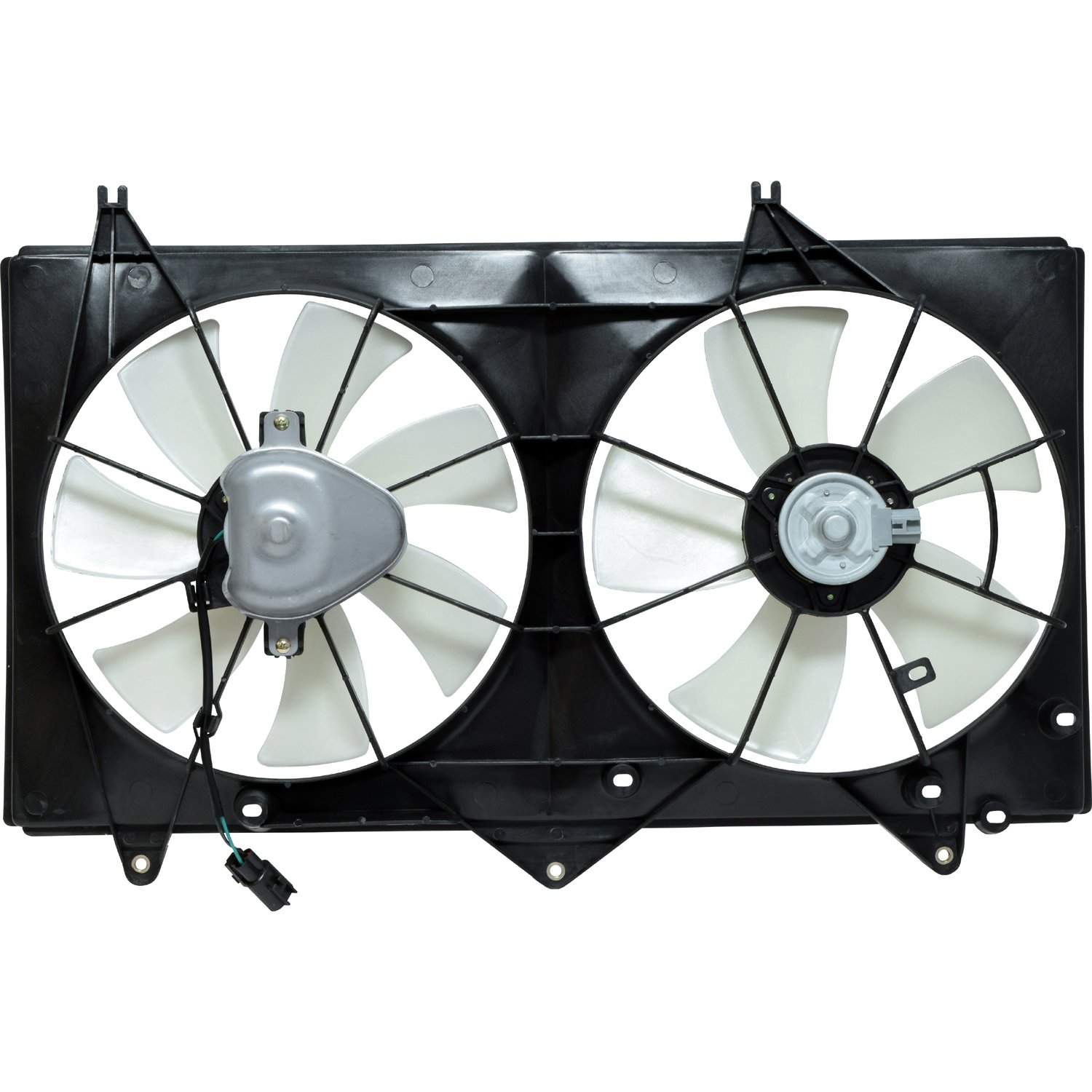 Universal Air Conditioner FA 50256C Dual Radiator & Condenser Fan Assembly - Replacement Cooling Fan for Home & Auto AC Units