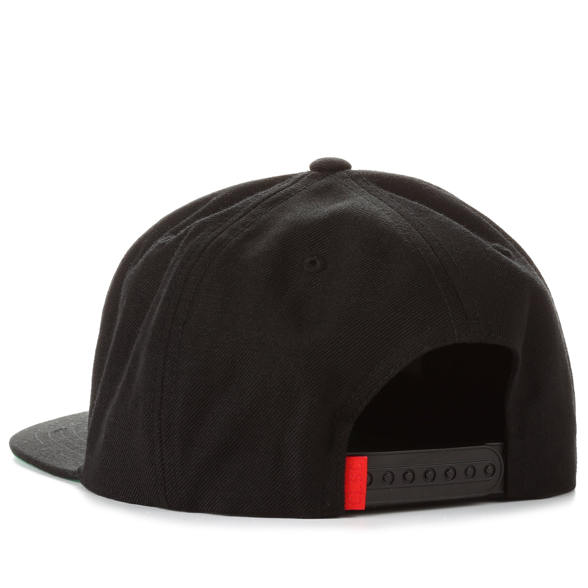 CLSC Script Snapback Hat - Black Adjustable Dad Cap for Men & Women - Perfect for Casual Wear, Street Style & Outdoor Activities
