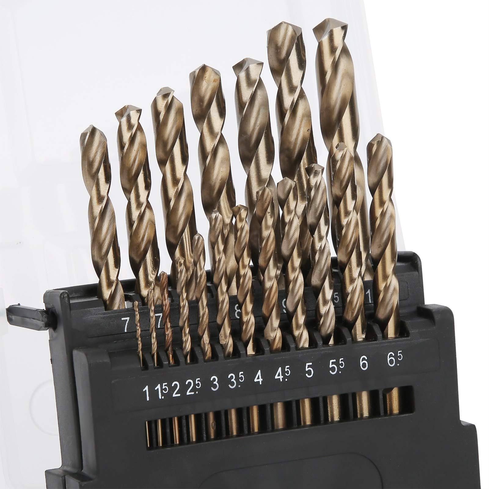 High-Speed Steel Drill Bit Set - Professional Grinding Technology for Metal, Wood & Plastic - Perfect for DIY, Construction & Home Repair Projects