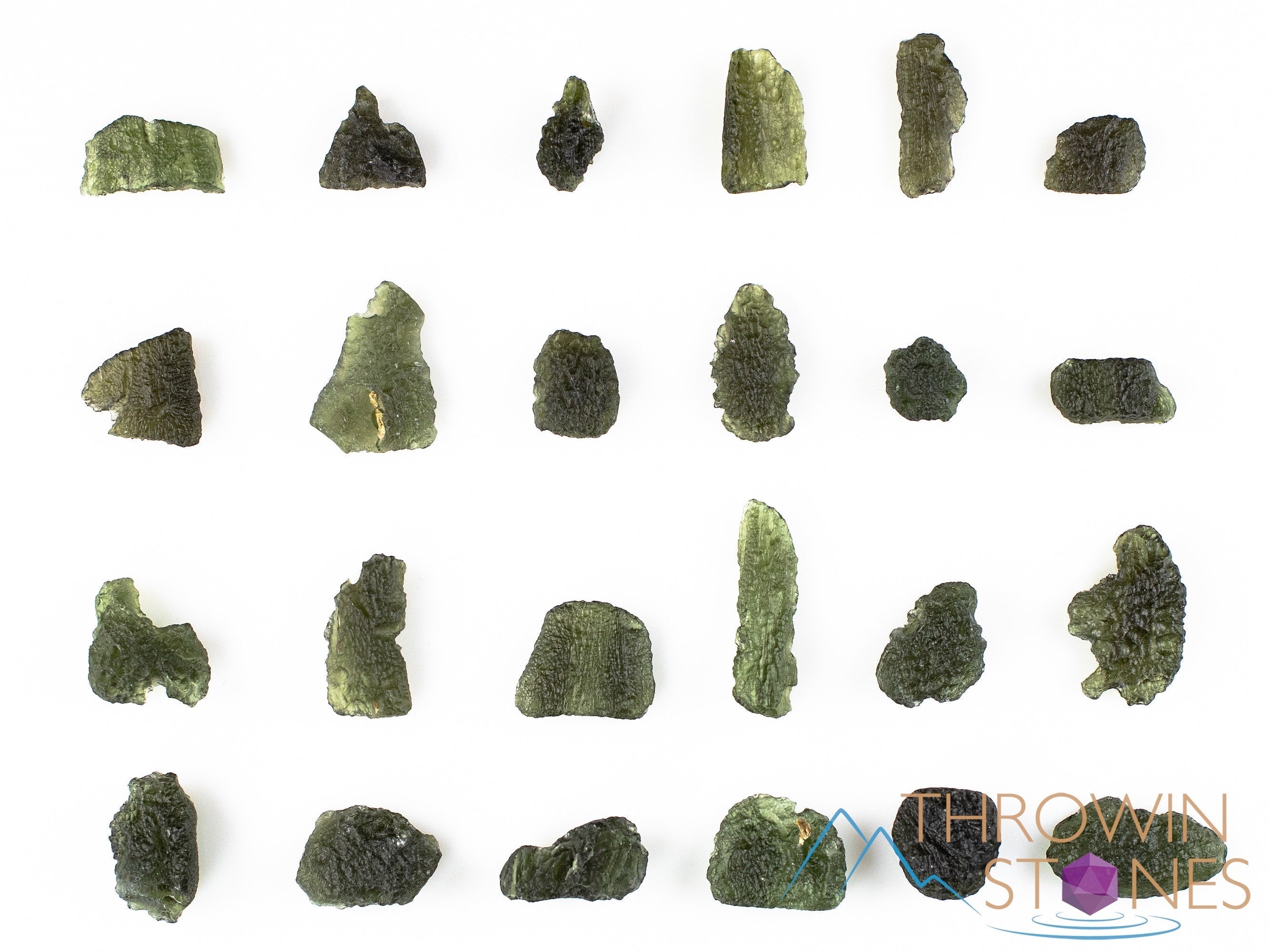 1.4g Raw Moldavite Crystal - Genuine Natural Moldavite Stone (E1740) for Jewelry Making, Meditation & Energy Healing