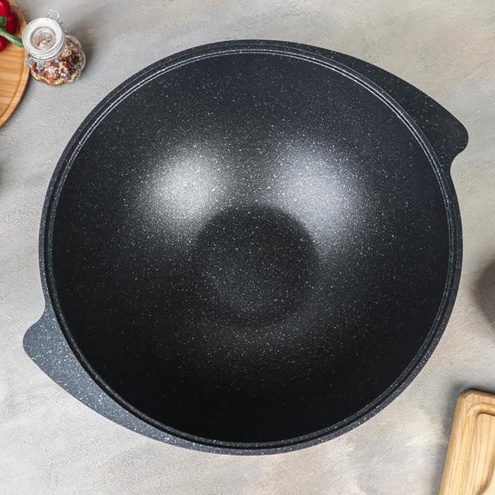 Non-Stick 7L Kazan Cooking Pot for Perfect Pilaf - Durable Cast Aluminum Cookware for Rice, Stews & Outdoor Camping