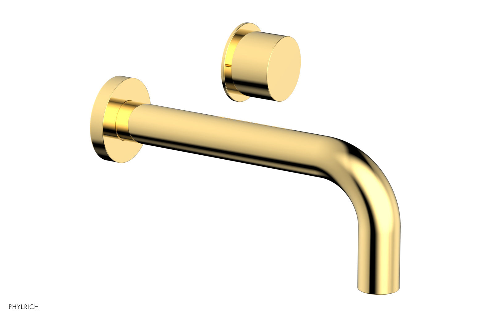 Basic II Single Handle Wall Lavatory Faucet Set - Smooth Handle 230 16 - Perfect for Bathroom Sink, Powder Room & Guest Bath Installation