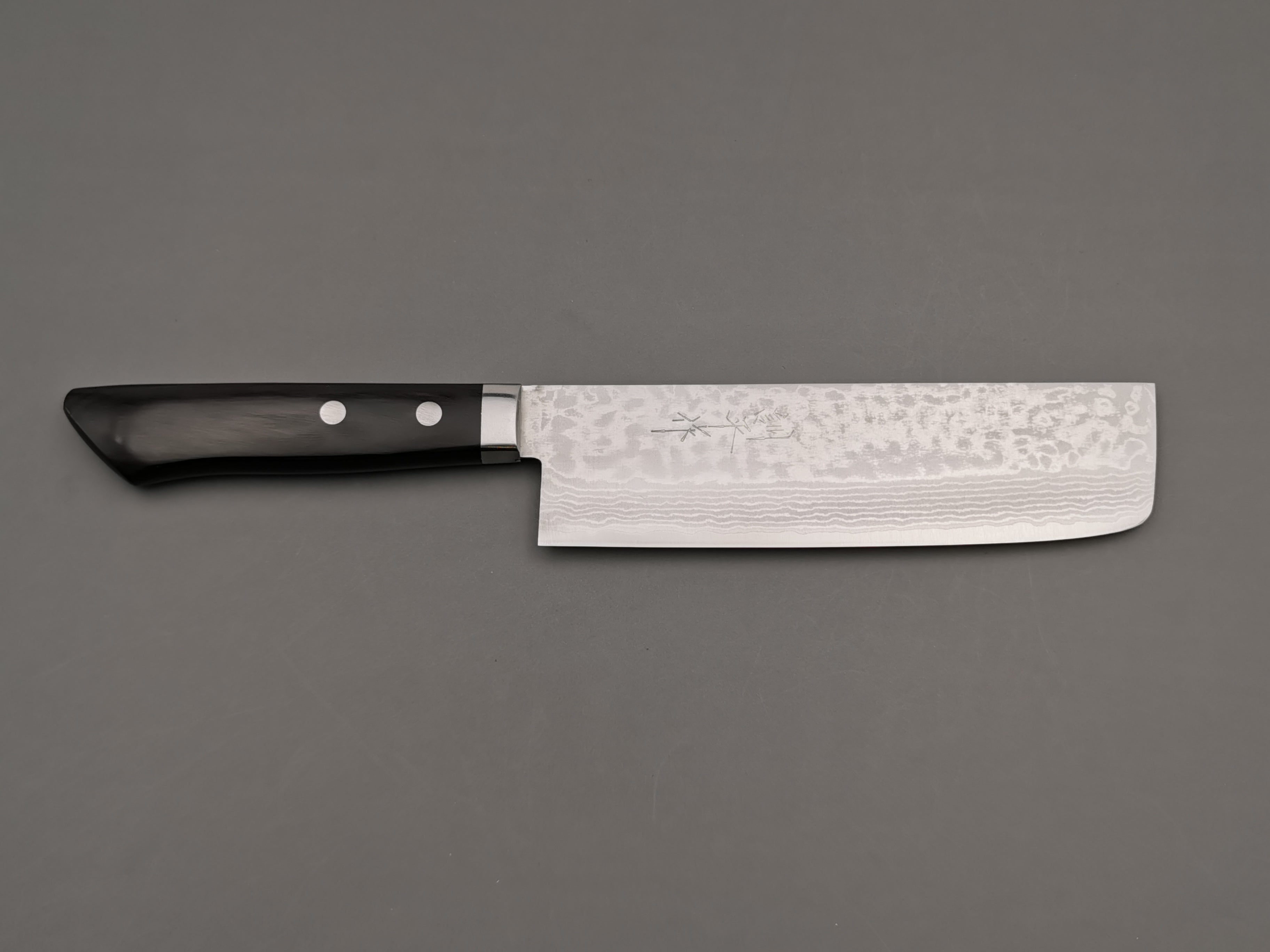 Masutani Hamono V10 Damascus Nakiri Knife - 7.1