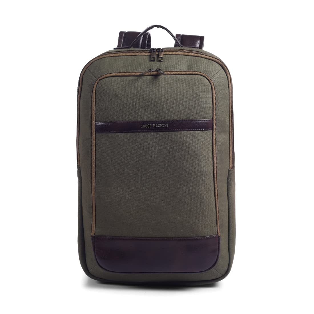 Durable Gauge Machine Backpack with Front Sleeve Pouch - Perfect for Work, Travel & Outdoor Adventures