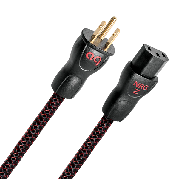 AudioQuest NRG Z3 Power Cable - High-Performance AC Power Cord for Home Theater & Audio Systems - Perfect for Audiophiles & Home Entertainment Setups