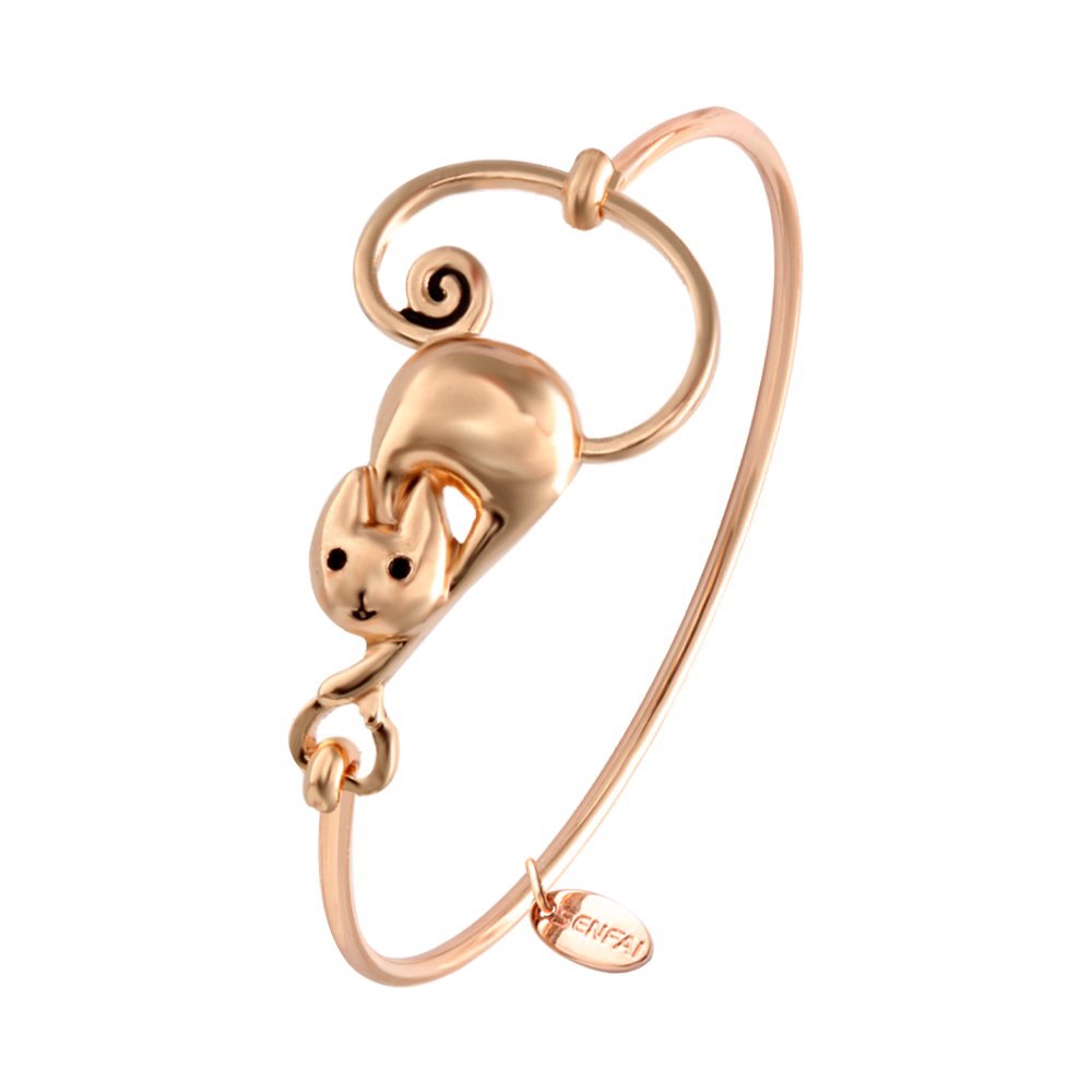 Stylish Cat Bracelet for Women - Cute Animal Jewelry Bangle for Girls | Perfect Gift for Cat Lovers & Fashion Accessories for Daily Wear