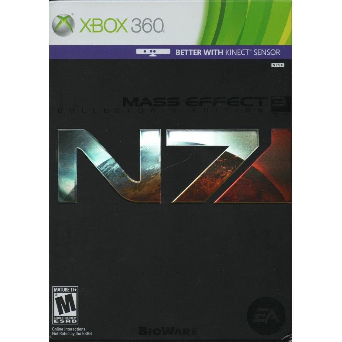 Xbox 360 Mass Effect 3 Collector's Edition - Complete Set Without Game & Patch | Rare Video Game Memorabilia for Display & Gaming Room Decor