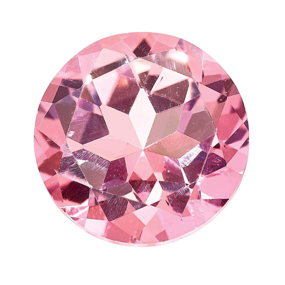 10MM Round Star Topaz Baby Pink Jewelry - Sonia Jewels for Women, Gift for Her, Elegant Necklace for Party, Wedding & Special Occasions