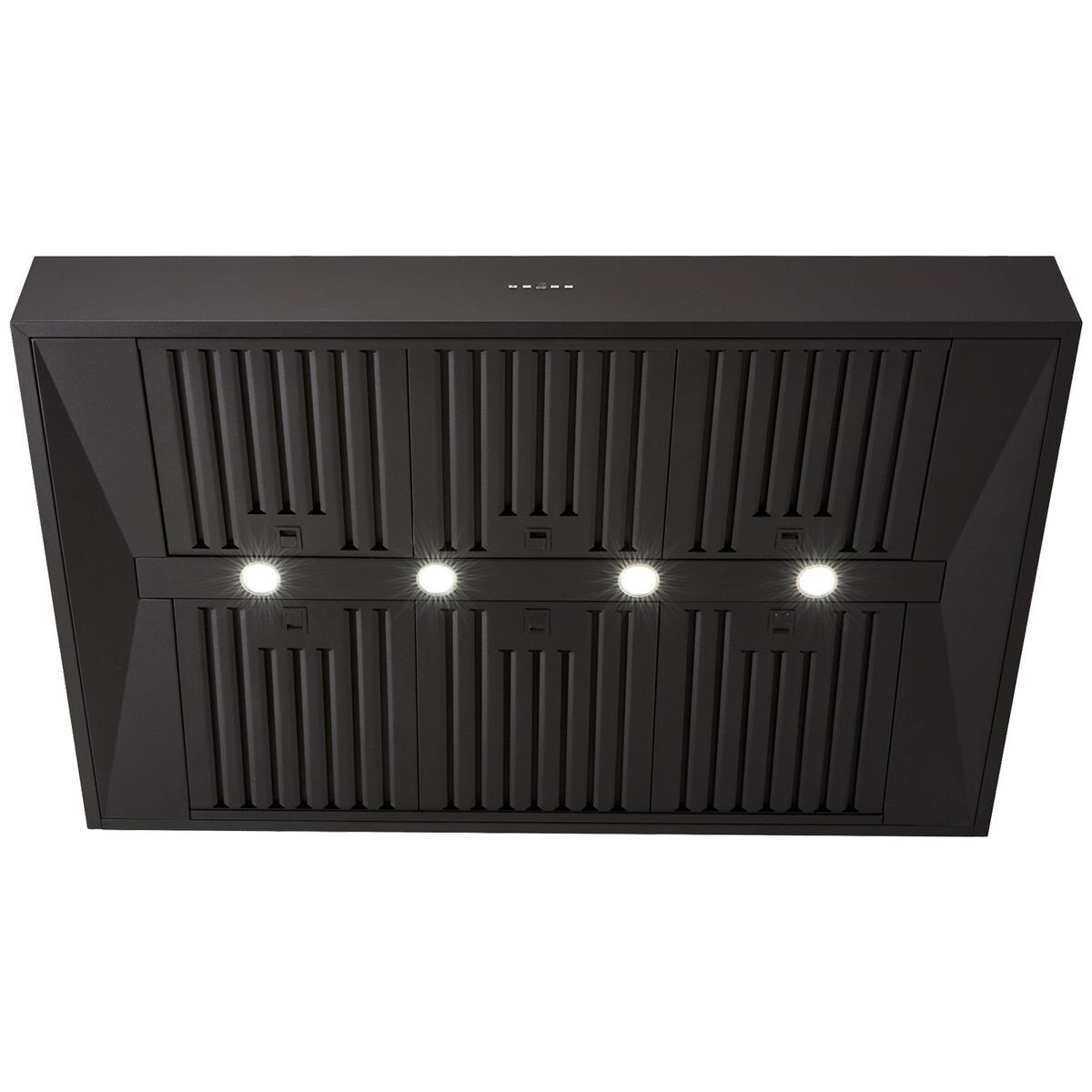 Schweigen 47-Inch Non-Silent Canopy Range Hood for Outdoor BBQ - Black (Model CL8912B) | Perfect for Patio, Backyard & Outdoor Kitchen Ventilation