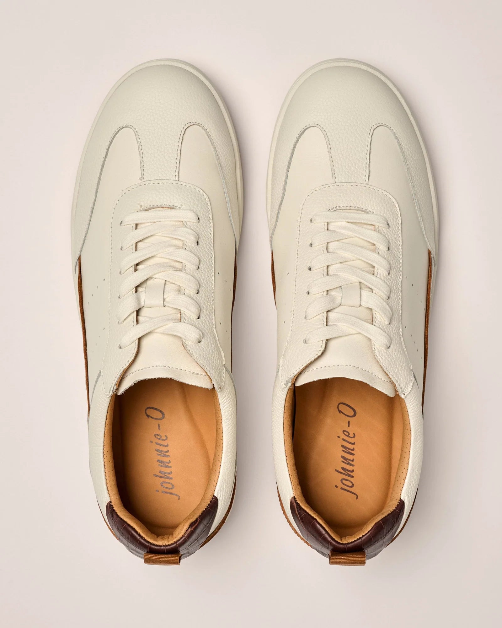 Johnnie O Topspin Royale Sneakers - White | Men's Casual Tennis Shoes for Comfort & Style | Perfect for Court Play, Gym Workouts & Everyday Wear