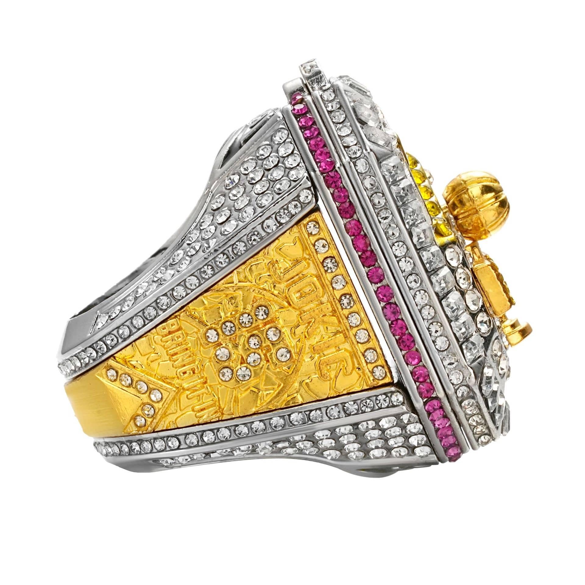 Denver Nuggets 2023 NBA Championship Ring - Official Replica Collectible for Men, Kids & Fans - Perfect Gift for Basketball Enthusiasts with Wooden Display Box - Great for Sports Memorabilia Collections & Fan Cave Decor
