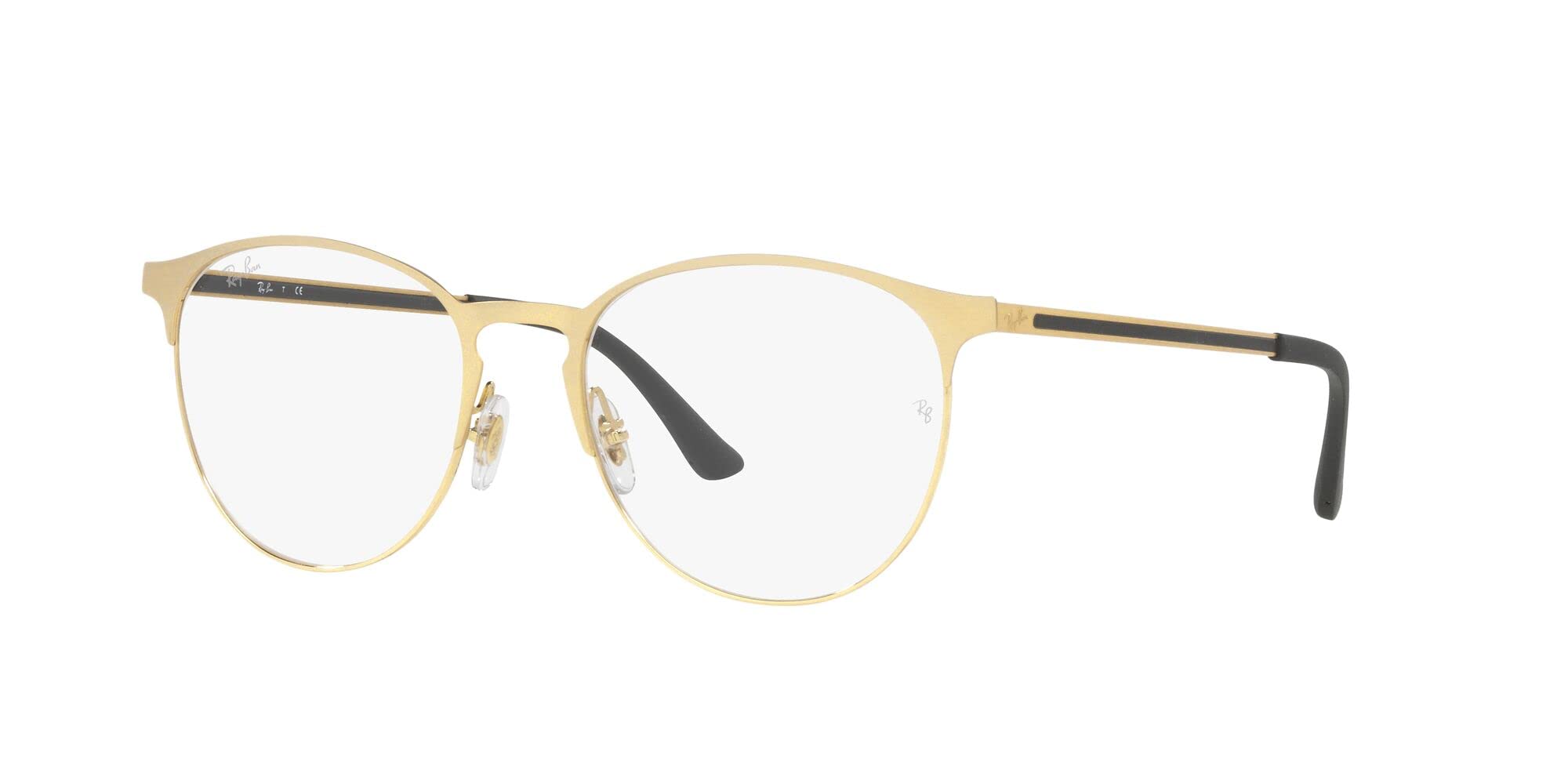 Ray-Ban Rx6375 Round Prescription Eyeglass Frames for Men & Women - Classic Vintage Style Optical Glasses for Reading, Driving & Daily Wear