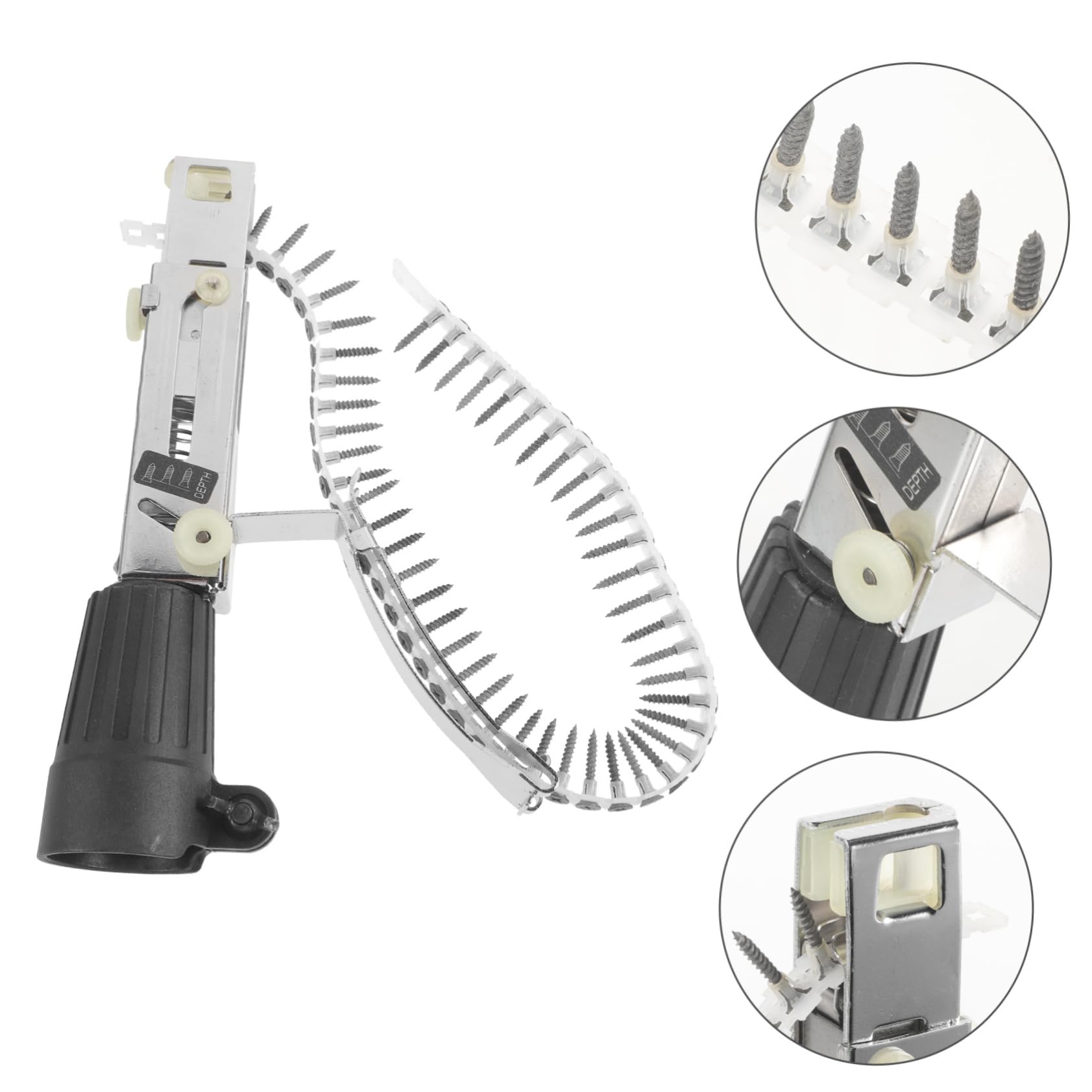 Cordless Electric Brad Nailer & Staple Gun - Automatic Woodworking Tool for Baseboard, Siding & DIY Projects | Stainless Steel Construction | Perfect for Carpentry, Furniture Making & Home Renovation