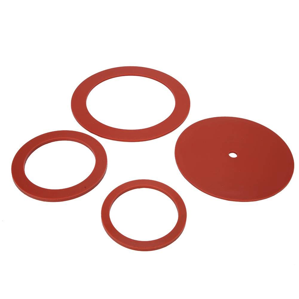 4Pcs Professional Jewelry Rubber Gaskets for Casting Machines - Durable Sealing Accessories for Jewelry Making, Repair & Workshop Use - Perfect for Jewelers, Repair Shops & DIY Enthusiasts