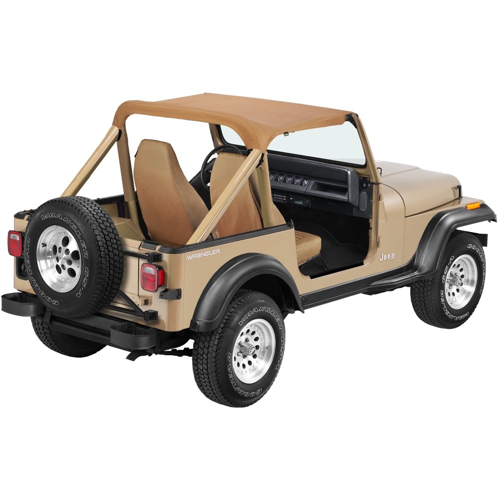 Bestop 5251937 Spice Targa-Style Strapless Bikini Top for 1992-1995 Jeep Wrangler (4.5x12x11.38 inches) - Convertible Soft Top Replacement for Summer Beach & Off-Road Adventures