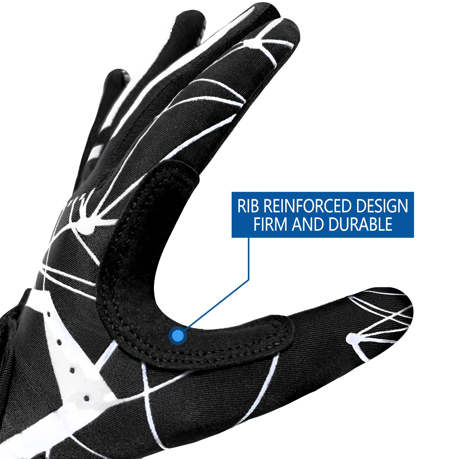 Premium SBR Baseball Batting Gloves for Men & Youth - Comfortable Softball Training Gloves for Hitting Practice | Ideal for Baseball Games, Batting Cages & Field Training
