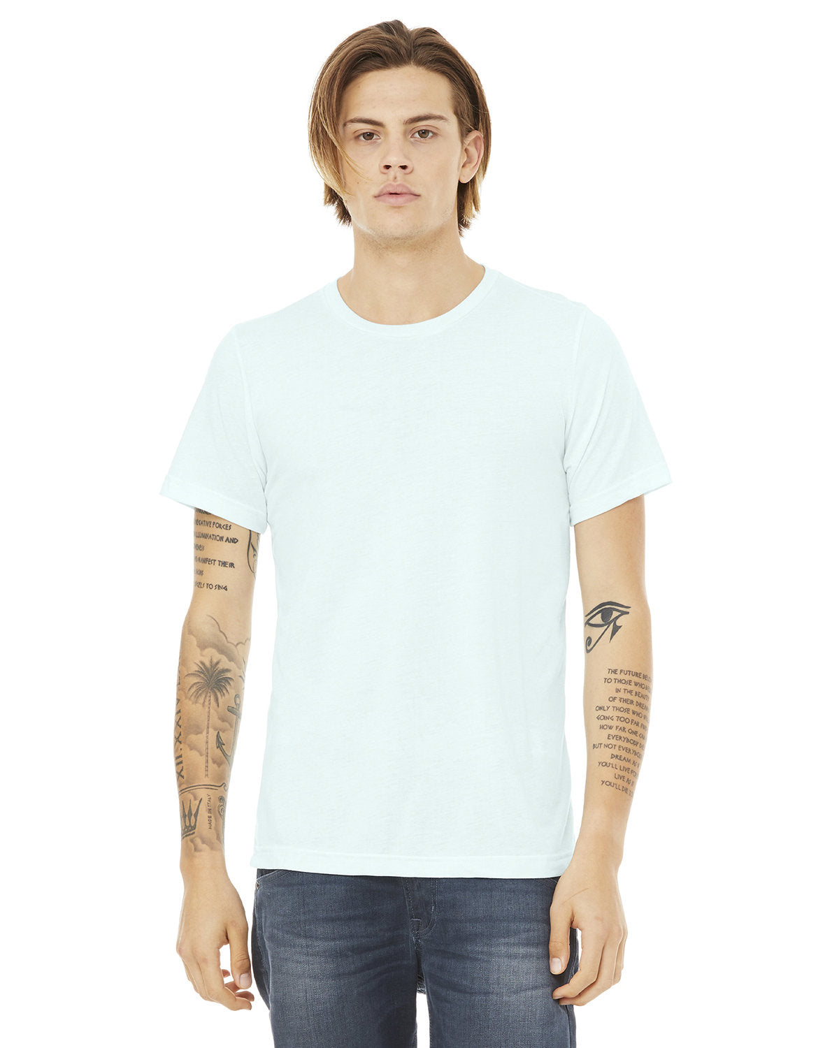 Bella + Canvas 3413C Unisex Triblend T-Shirt - Soft Tri-Blend Crewneck Tee for Men & Women - Perfect for Casual Wear, Gym, and Everyday Outfits