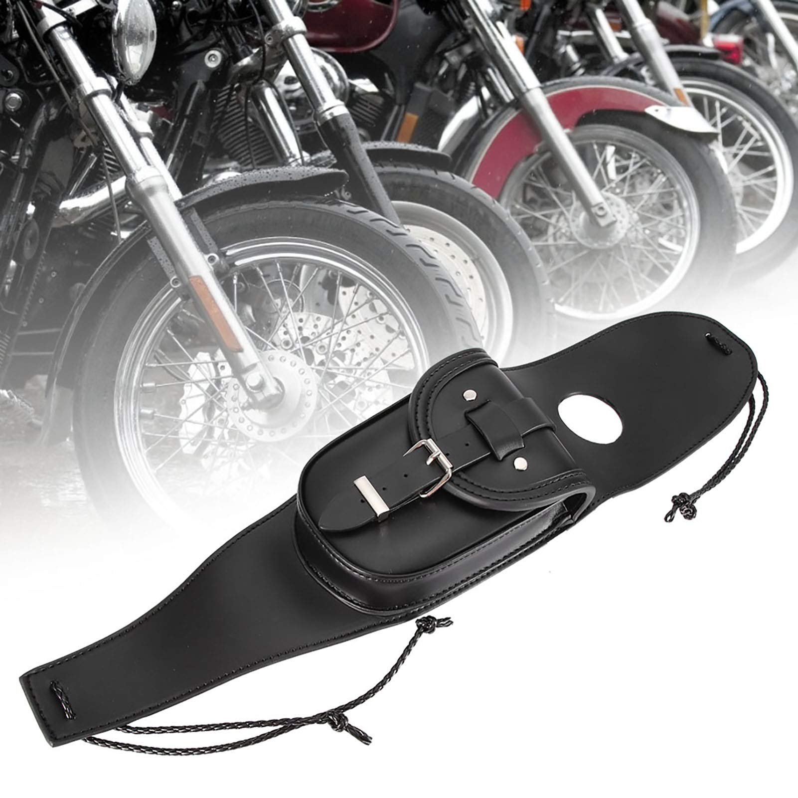 Universal Waterproof Motorcycle Tank Bag - Durable PU Leather for Riding & Travel