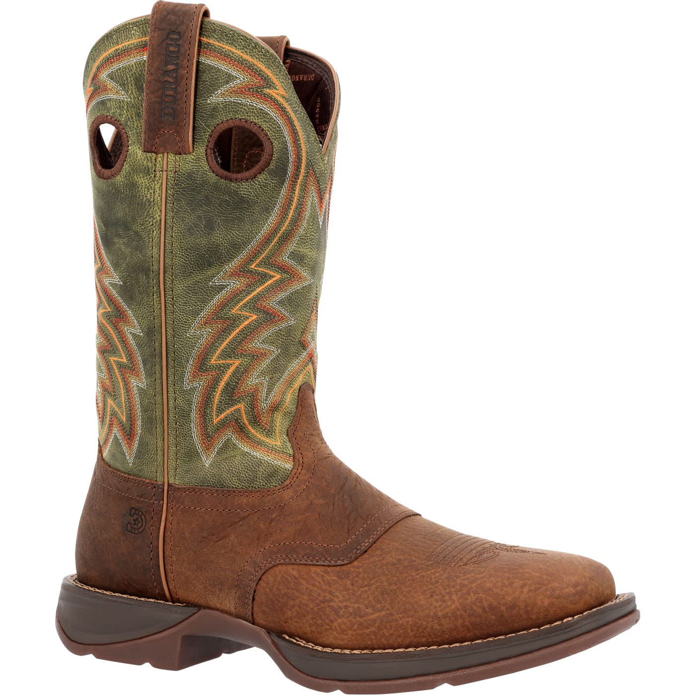 Durango Men's Rebel Western Boots - Genuine Leather Cowboy Boots for Men, Comfortable & Durable Riding Boots - Perfect for Rodeo, Country Music Festivals & Western Fashion