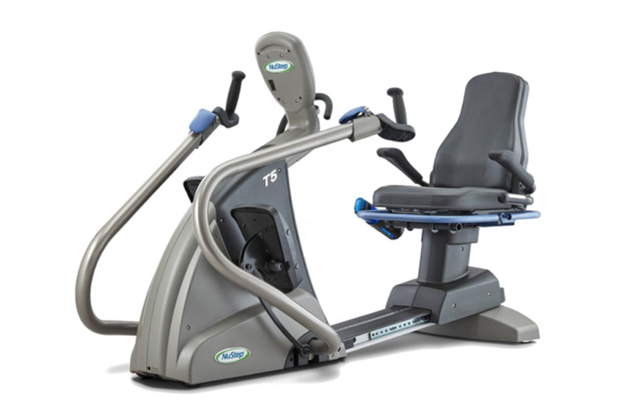 NuStep T5 Recumbent Elliptical Stepper Cross Trainer - Low Impact Exercise Machine for Home & Rehab - Perfect for Seniors, Physical Therapy & Cardio Workouts