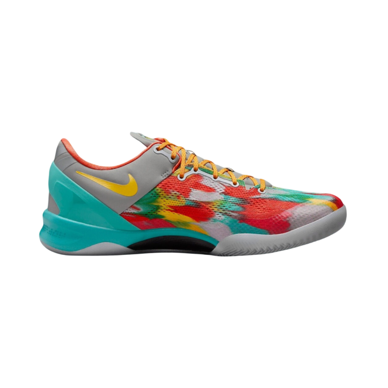 Kobe 8 Protro Venice Beach 2024 Basketball Shoes - Stadium Grey & Metallic Silver | Performance Sneakers for Men's Basketball & Streetwear Fashion