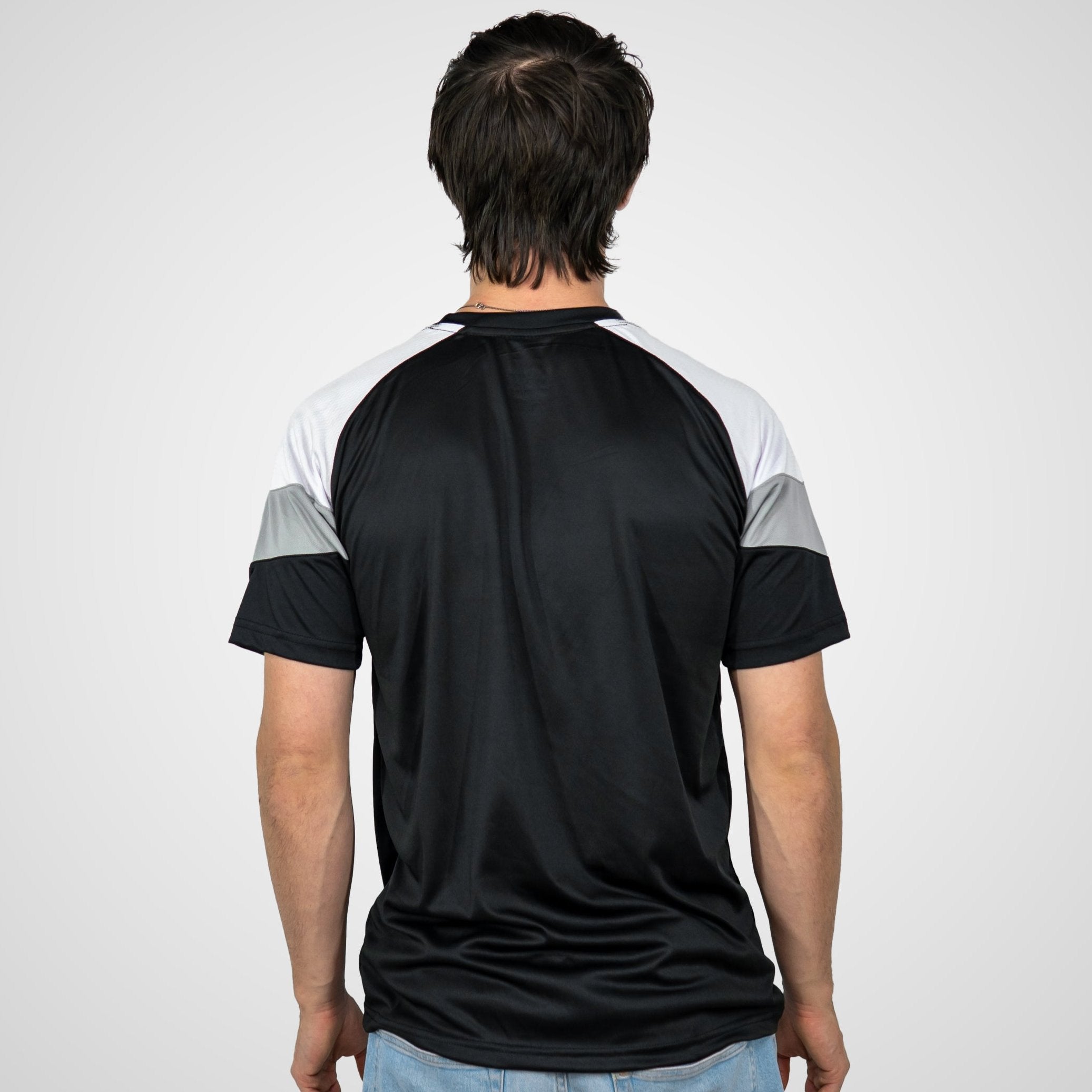 Brooklyn FC Tritone Black Soccer Jersey - Men's Athletic Performance Shirt for Training & Match Play