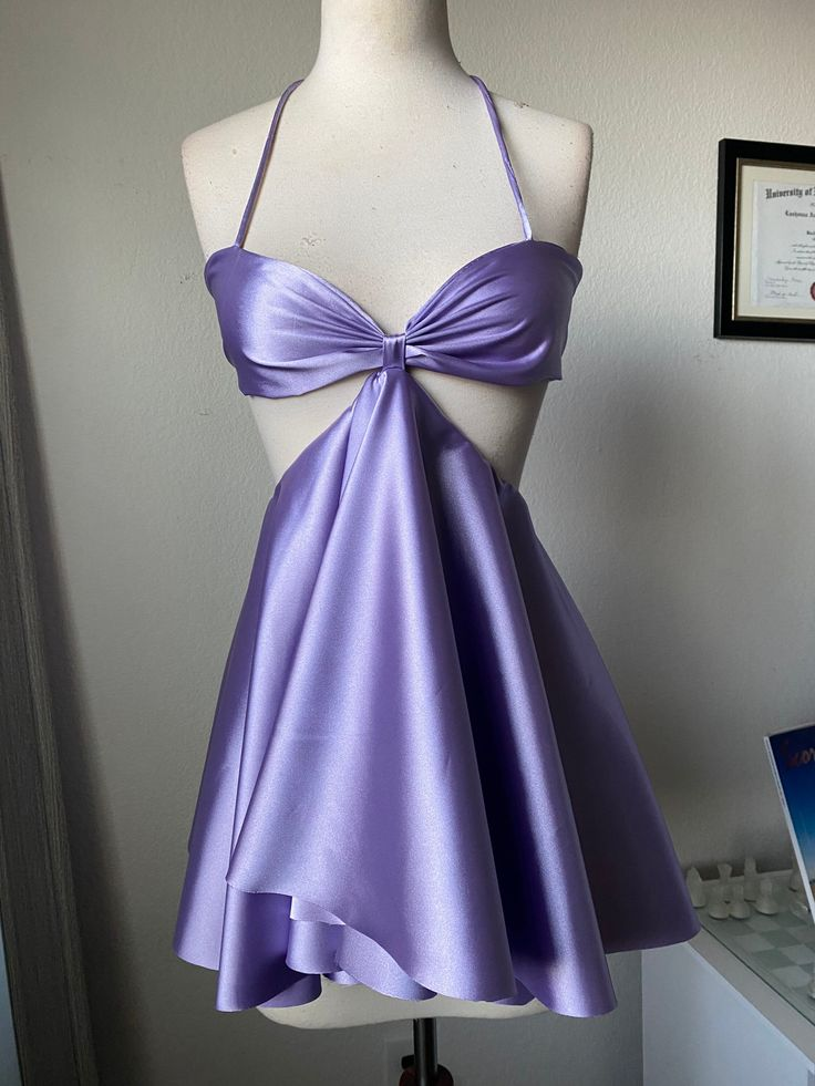 Elegant A-Line Satin Homecoming Dress | Simple Short Prom Dress J6710 | Perfect for School Dances, Parties & Special Occasions