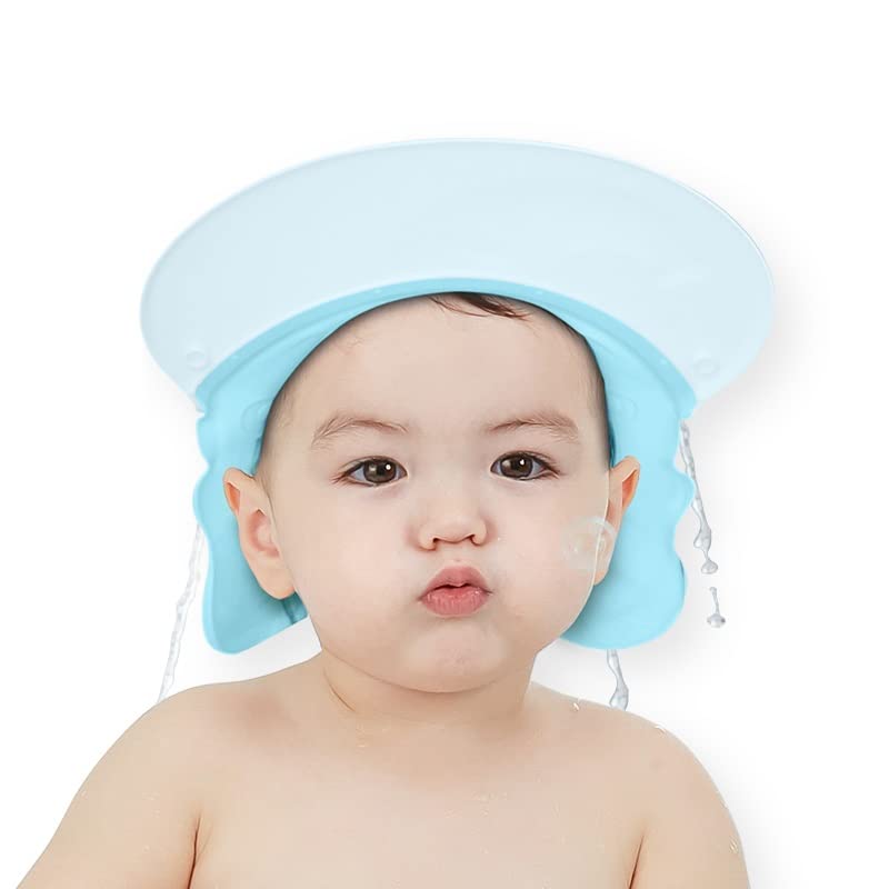 **Sobebear Adjustable Shower Cap for Kids & Adults - Soft, Lightweight Bathing Cap for Hair Washing, Haircut & Sun Protection - Waterproof Shower Visor Hat for Baby & Toddler - Perfect for Bath Time, Salon & Outdoor Use**