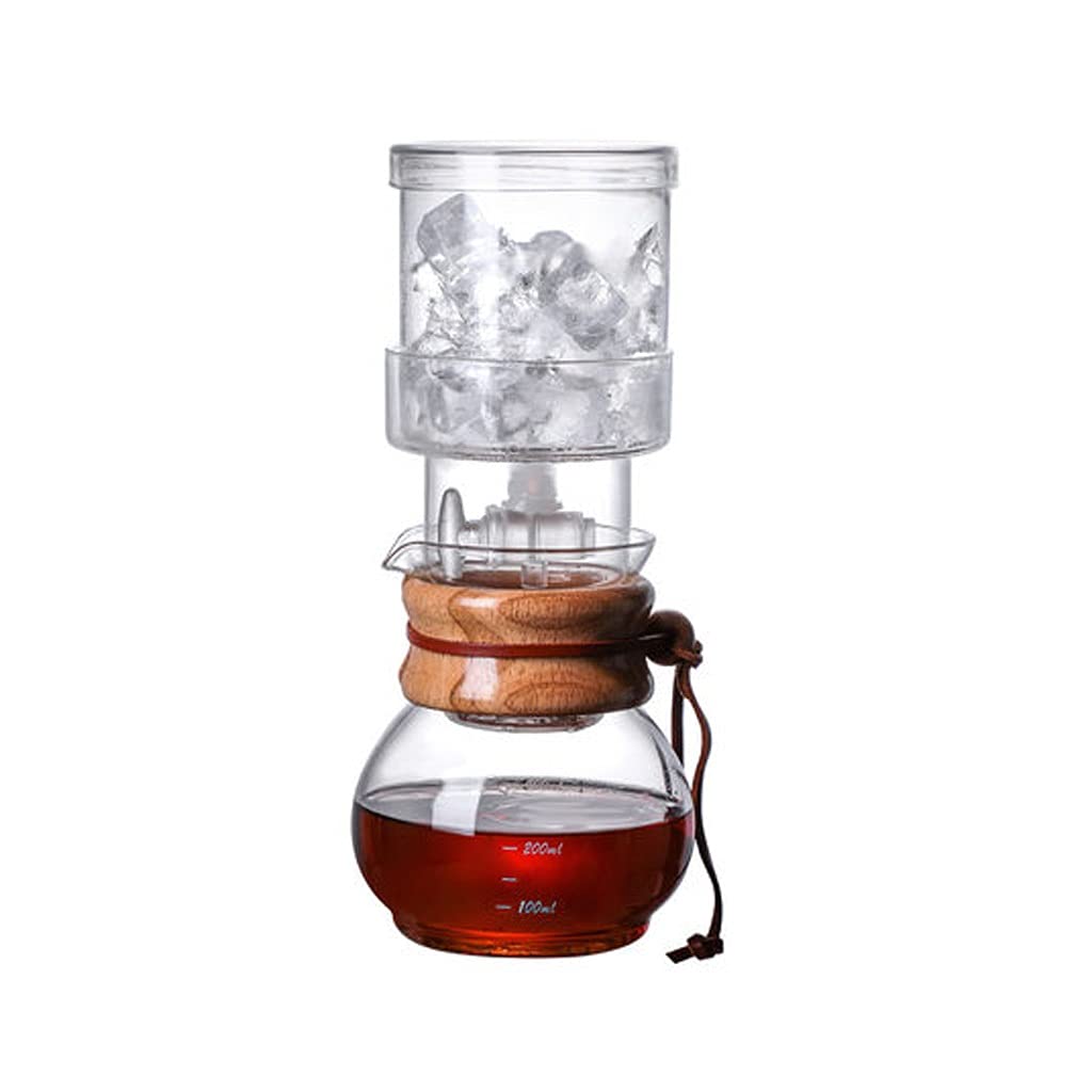 MJWDP Reusable 400ML Glass Coffee Pot Set - Durable & Eco-Friendly Coffee Sharing Pot for Home, Office, and Outdoor Use