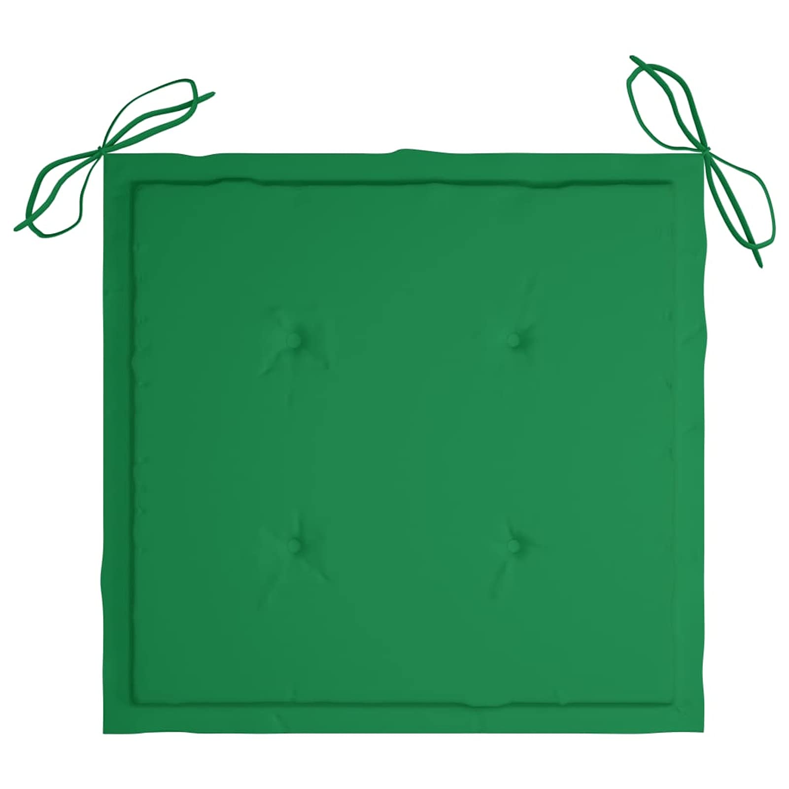 Tidyard 4-Piece Outdoor Chair Cushions Set - 19.7x19.7x1.2 Inch Green Patio Seat Pads for Garden, Deck, Poolside & Outdoor Furniture - Water-Resistant Fabric Cushions for Comfortable Relaxation