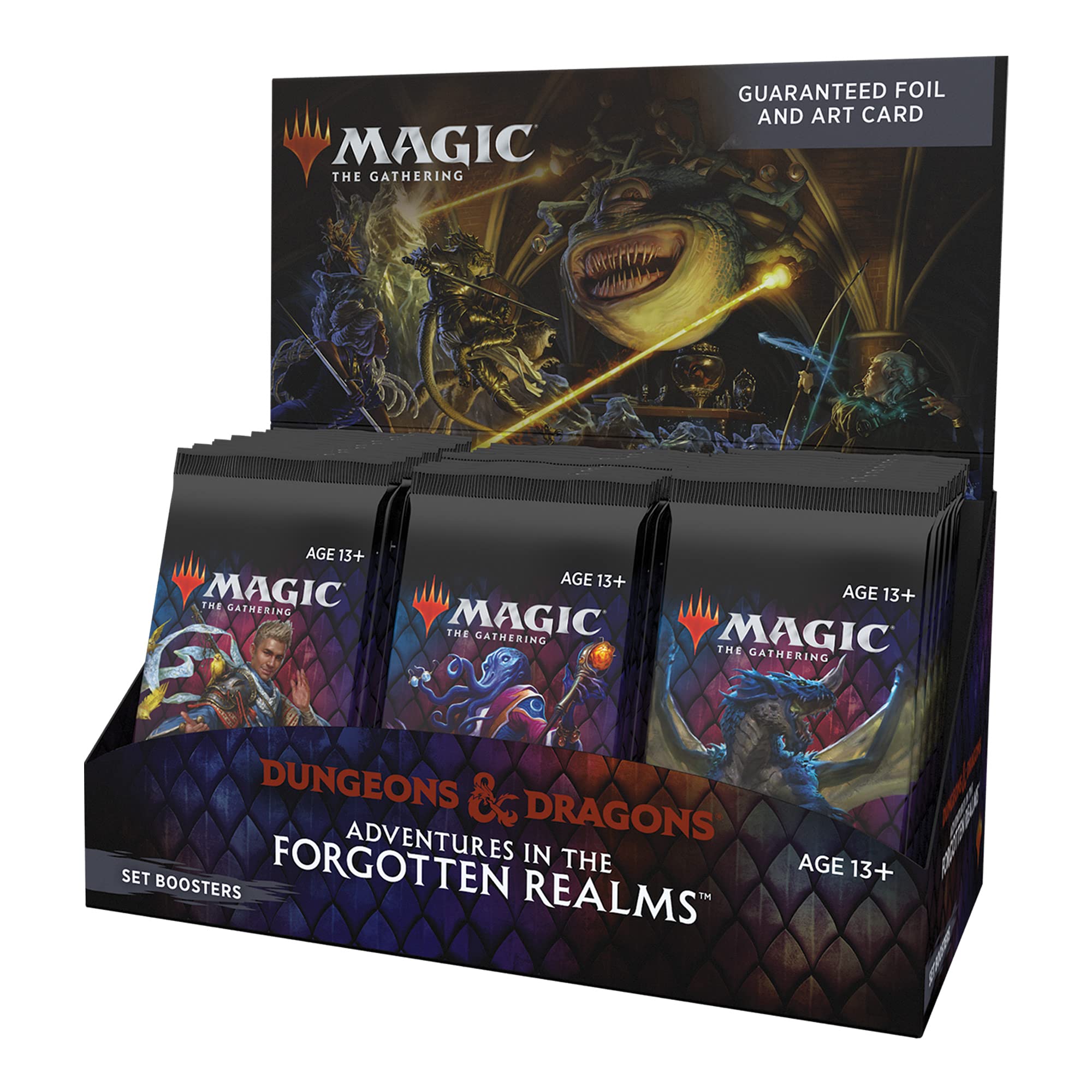 Magic: The Gathering Adventures in the Forgotten Realms Set Booster Box - 30 Packs (360 Cards) | Dungeons & Dragons Themed MTG Cards for Collectors & Players | Perfect for Game Nights & Tournaments