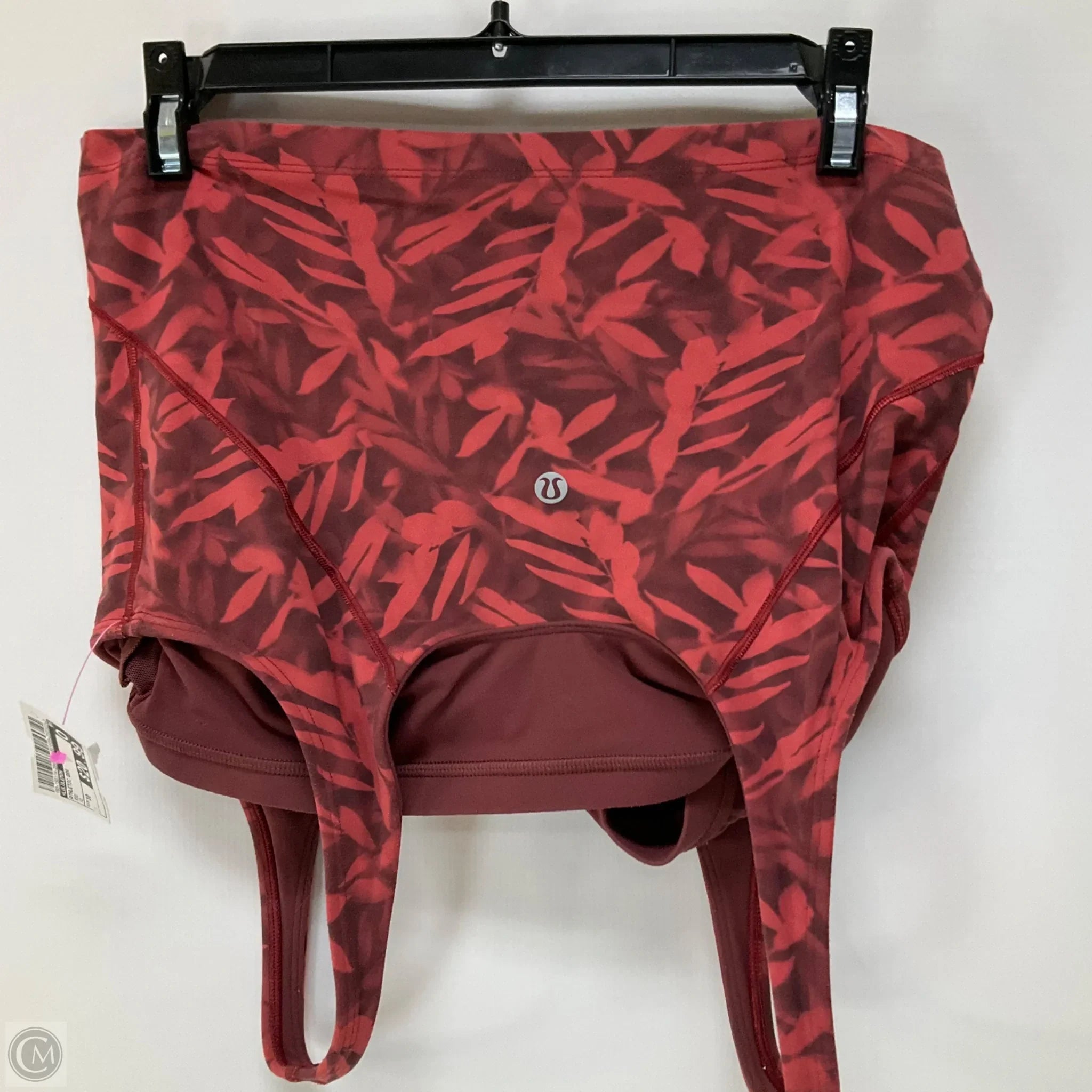 Lululemon Red Athletic Sports Bra Size 10 - High Support Workout Top for Running, Yoga & Gym