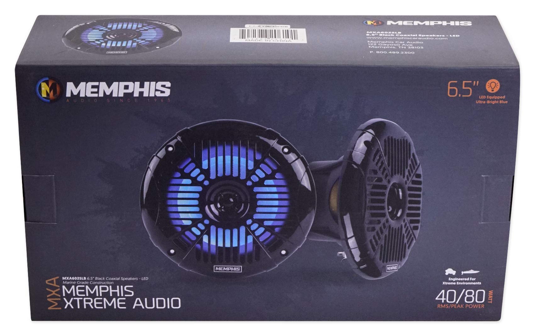 Memphis Audio MXA602SLB 80W 6.5