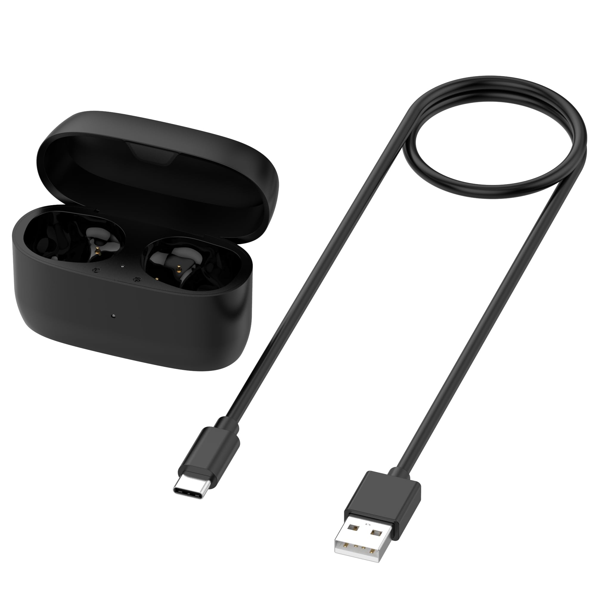 Jabra Elite 4 Active Wireless Earbuds Charging Case Replacement - Portable Charging Dock & Storage Box for Jabra Elite 4 Active Bluetooth Earbuds (Earbuds Not Included) - Perfect for Travel, Workout & Daily Use