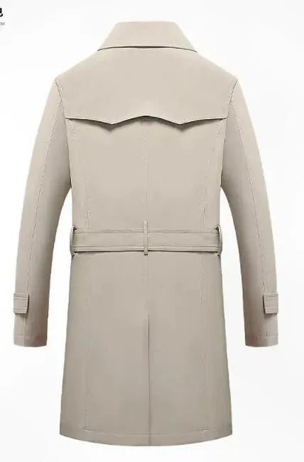 Stylish Billy Trench Coat for Men - Waterproof Outerwear Jacket for Fall & Winter | Perfect for Office, Travel & Outdoor Activities