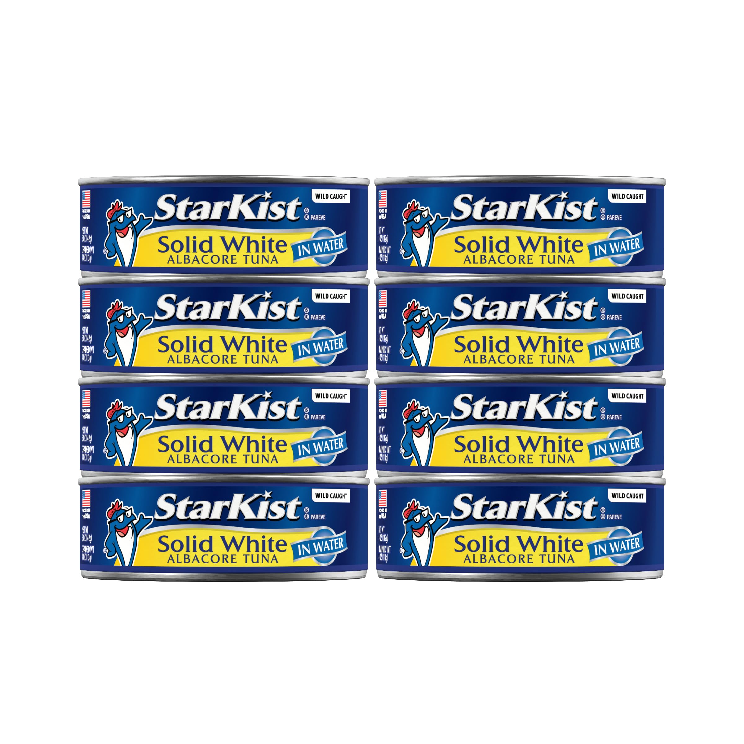 StarKist Solid White Albacore Tuna in Water - 5 oz. Cans (Pack of 8) | High Protein, Low Mercury, Keto & Paleo Friendly | Perfect for Salads, Sandwiches & Meal Prep