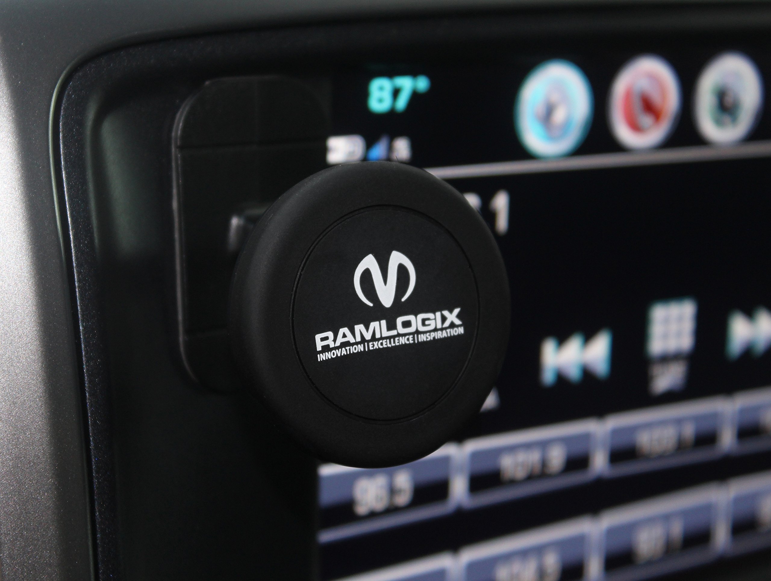 Universal Magnetic Car Phone Holder - Strong Adjustable Car Mount for iPhone, Samsung, Huawei, Microsoft - Secure Hands-Free Driving - Perfect for Commuting, Road Trips & GPS Navigation (Black)