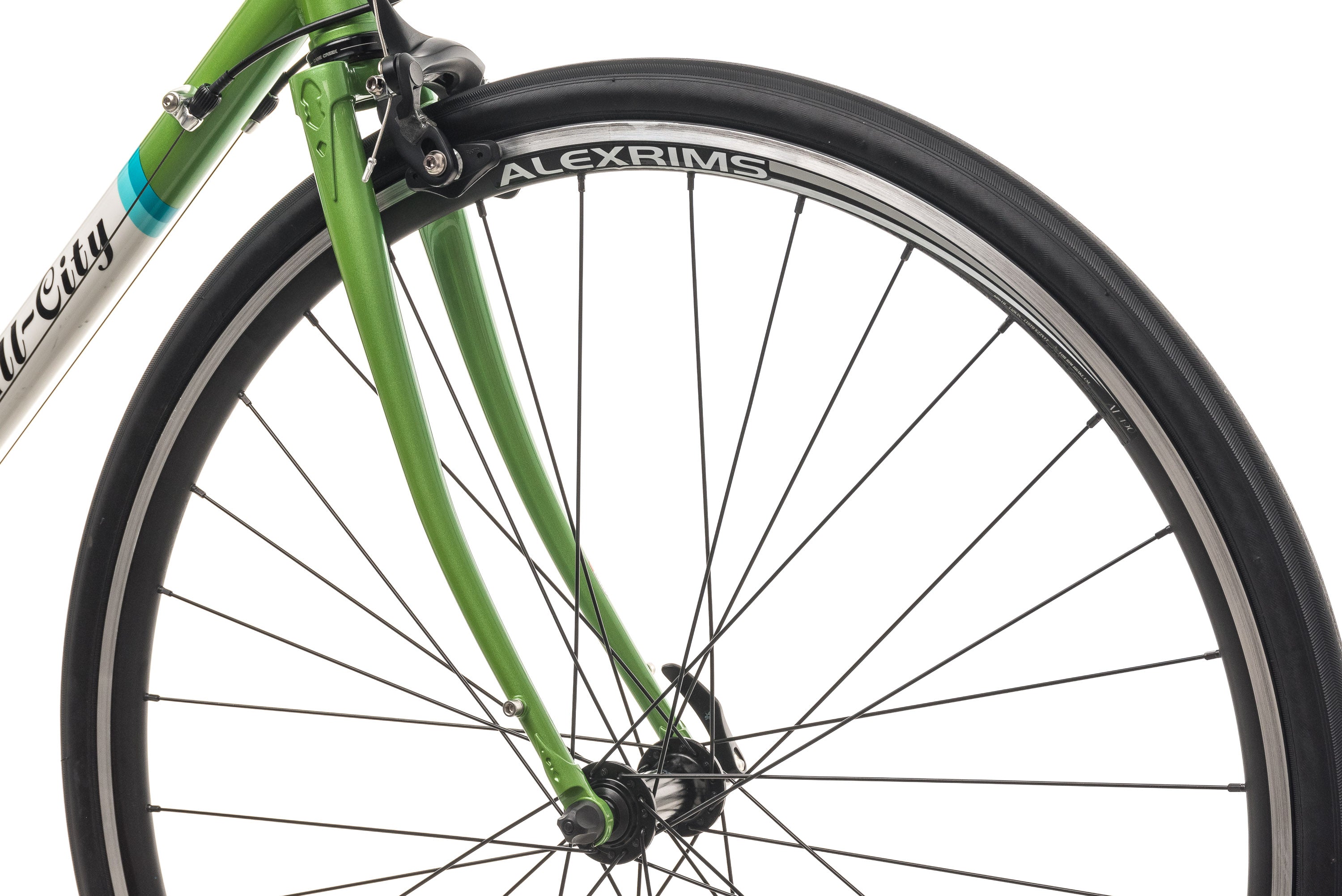 All City Mr. Pink Classic Road Bike 2019 - 49cm Lightweight Aluminum Frame with Carbon Fork - Perfect for Urban Commuting & Weekend Road Cycling