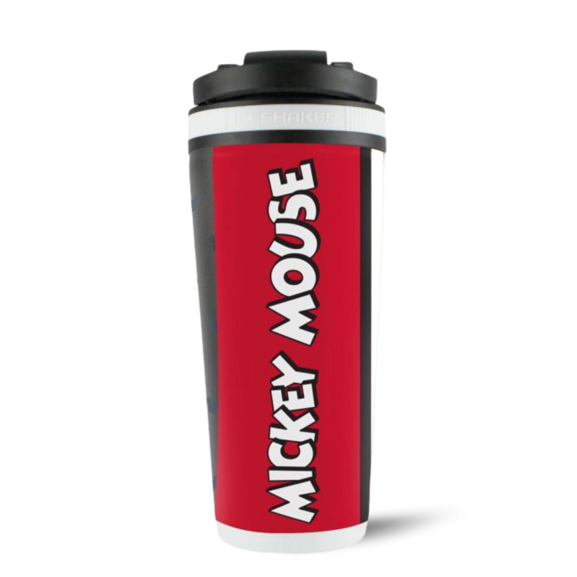 Disney Mickey Mouse True Original 4D Ice Shaker Cup - Insulated Stainless Steel Tumbler for Cold Drinks, Perfect for Home, Office, Gym & Outdoor Activities