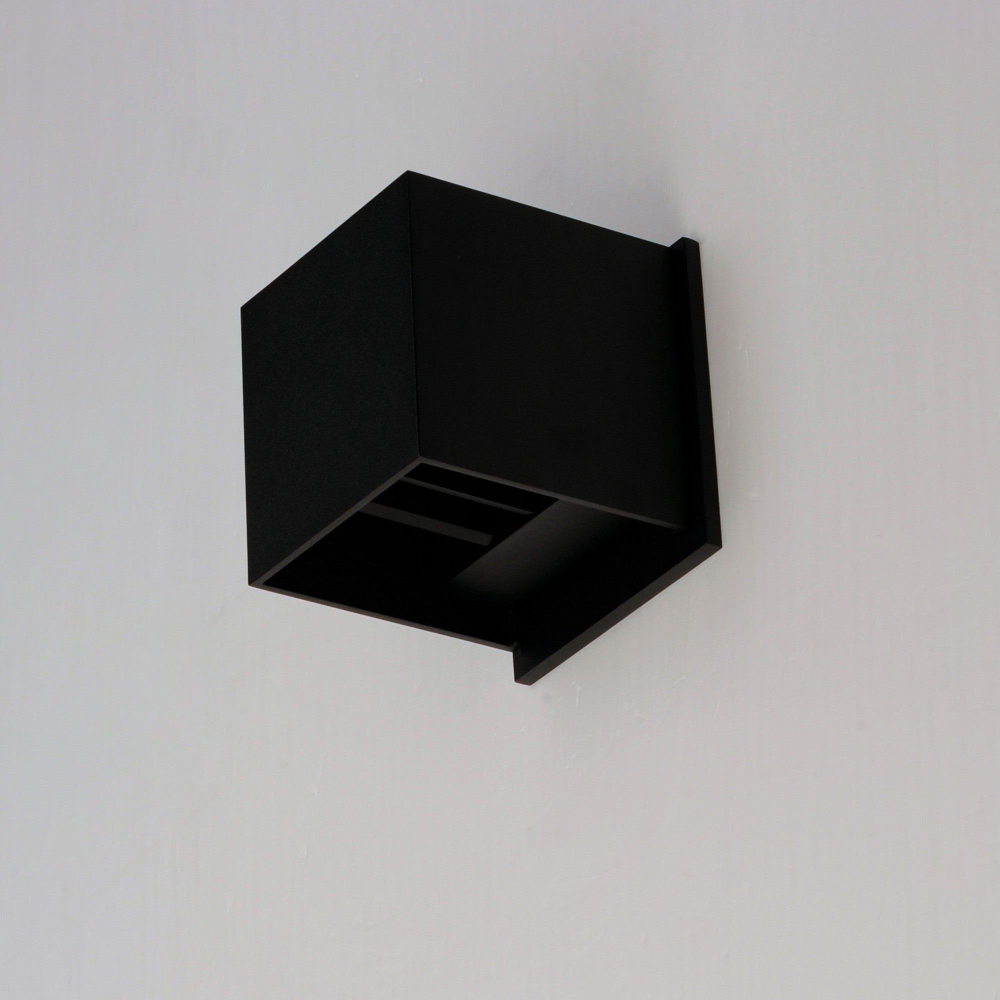 Alumilux Cube 5 Inch LED Outdoor Wall Light - 420 Lumens, 3000K Warm White, Black Finish - Perfect for Porch, Patio, Garden & Entryway Lighting