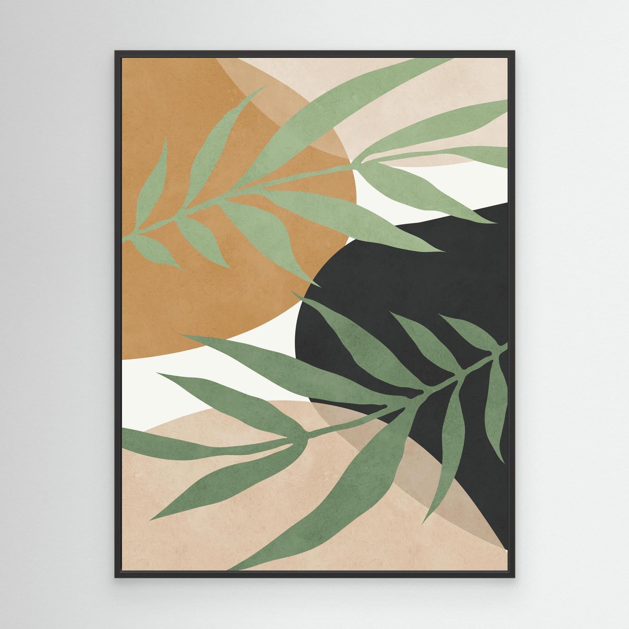 Vitor Costa Floral and Tropical Canvas Print - 6 Inch Wall Art for Home, Office, and Living Room Decor