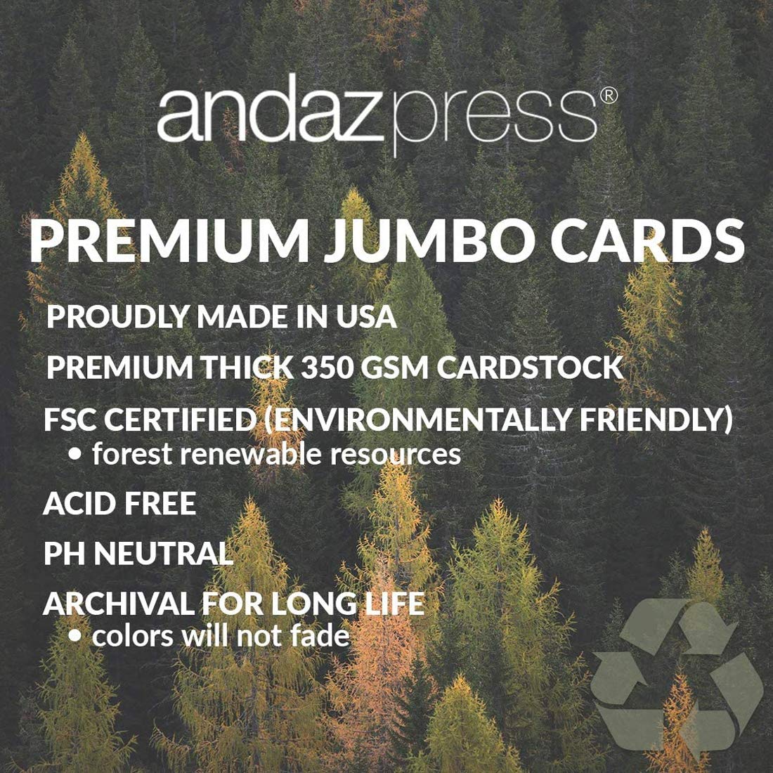 Happy Birthday Jumbo Card - 8.5 x 11 Inch Funny Social Distance Party Greeting Card for Him or Her - Andaz Press Birthday Sign Design - 1-Pack - Perfect for Virtual Celebrations, Office Parties & Safe Distant Gatherings