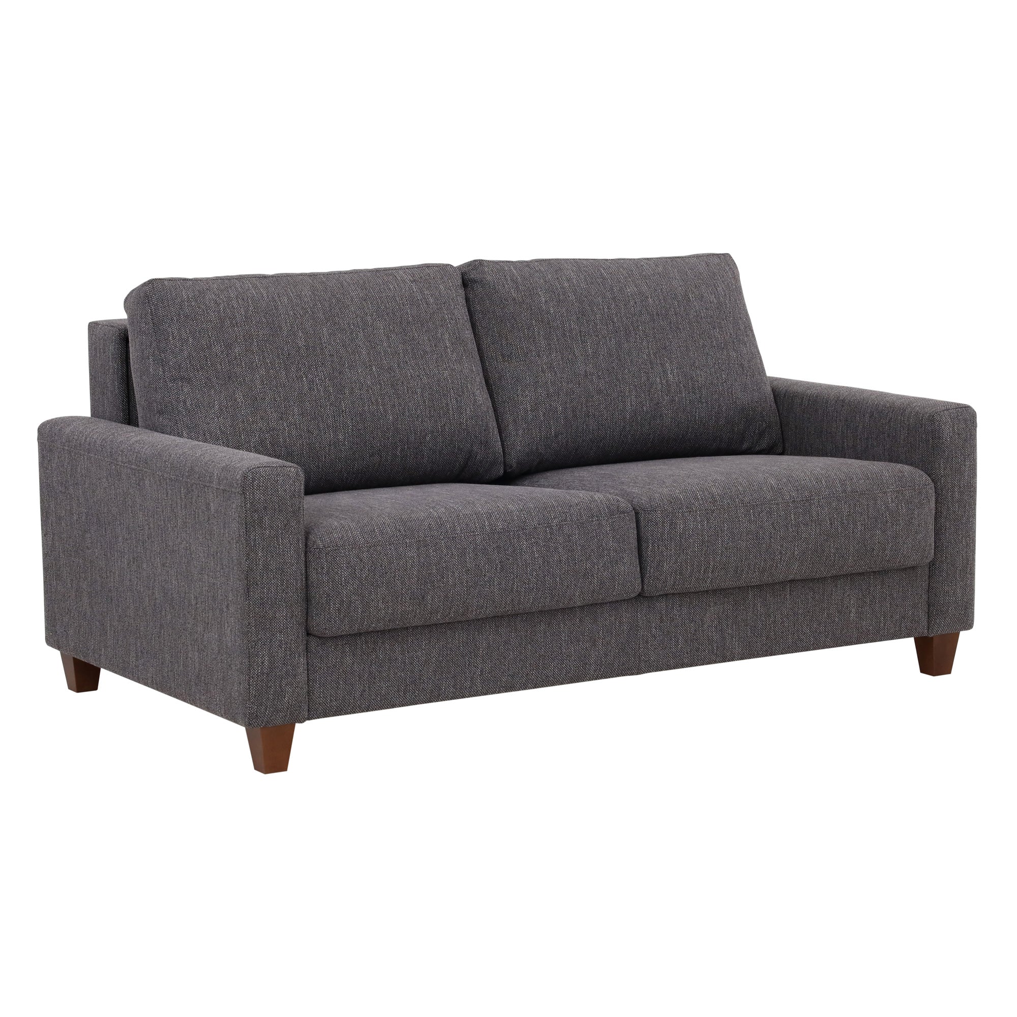 Nico Sleeper Loveseat - Convertible Sofa Bed with Storage | Comfortable Small Space Furniture for Living Room, Guest Room & Studio Apartments